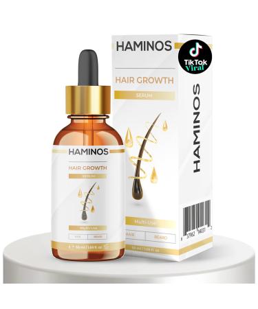 S rum Croissance Capillaire avec Romarin Ginseng Gingembre et Peptides Stimule et Renforce Anti-Chute et Revitalisant - FORMULE UNIQUE (50 ml)