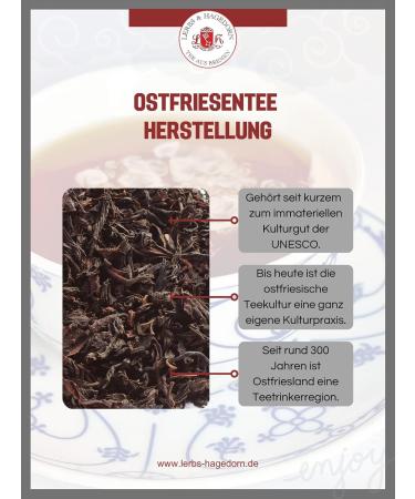  Lerbs & Hagedorn Lerbs & Hagedorn East Friesian Leaf II | Very economical strong malted tea 1.5 kg (approx. 122 l) black leaf tea - Buy Online on GoSupps.com