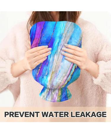 Buy Colorful Marble-Stripe Heat Bottle - 2L Hot Water Bag for Pain Relief & Period Cramps | International Shipping - Buy Online on GoSupps.com