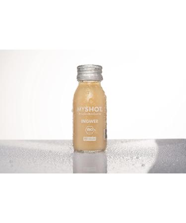  MYSHOT. By Lukas Podolski 10 Ginger shot - for a delicious moment of freshness. Organic and vegan. NO sugar WITHOUT additives. 21 x 60 ml - Buy Online on GoSupps.com