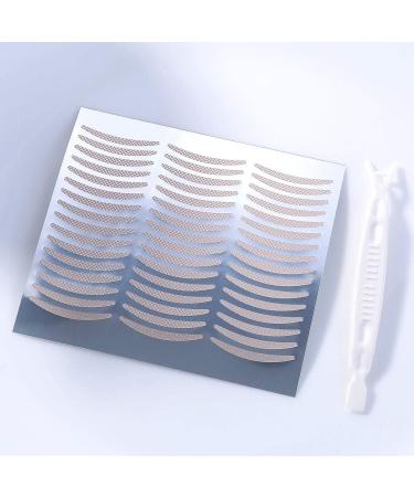 Invisible Natural Fiber Eyelid Tape Stickers - Instant Eye Lift Without Surgery - 240 Pairs for Hooded Droopy or Uneven Eyelids - Buy Online on GoSupps.com
