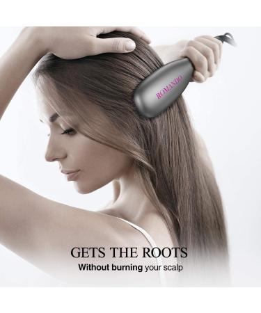 Double Ionic Hair Straightener Brush - Black | Multi Styler for Effortless Styling - Buy Online on GoSupps.com