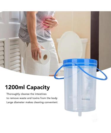 TWELFTH Enema bucket kit 1200ml capacity relieves constipation promotes digestion safe and reliable easy to use suitable for hydrotherapy at home - Buy Online on GoSupps.com