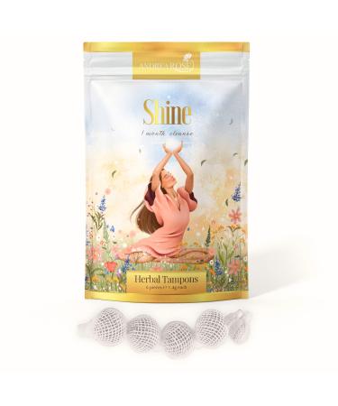 Shine Yoni Pearl Detox Treatment Vaginal Suppository Herbal Tampon (1 Month Cleanse)