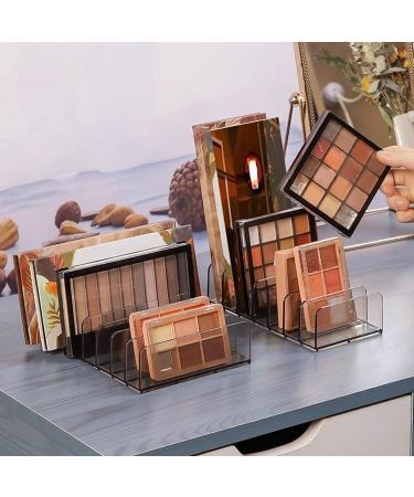 Eyeshadow Palette Makeup Organizer 7 Sections Transparent Makeup Holder Eyeshadow Storage Holder Plastic Eyeshadow Palette Pallet for Bathroom Countertops Vanities - Buy Online on GoSupps.com