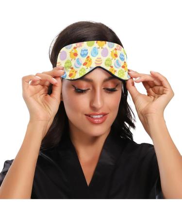 Light Blocking Eye Mask for Adults - Breathable & Adjustable - Perfect for Travel, Yoga, Meditation, Office - Deep Sleep Comfort - Easter Yellow - Buy Online on GoSupps.com