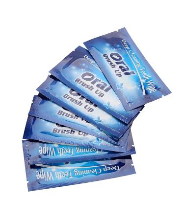 50pcs Mint Flavor Toothbrush Wipes - Fresh Breath & Deep Oral Cleaning - International Shipping - Buy Online on GoSupps.com