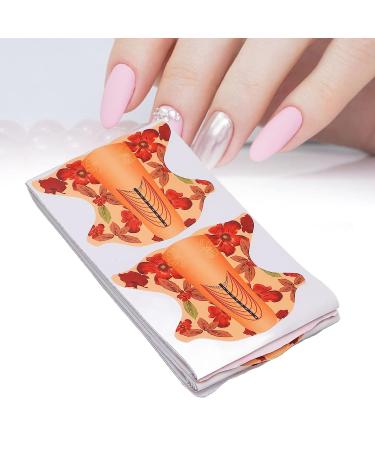 Eco-Friendly 100pcs Nail Extension Forms - Orange | For Nail Artists, Salons & Home Use - Buy Online on GoSupps.com
