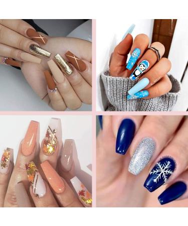 500PCS Half Cover Acrylic False Nail Tips with Case - Natural | 10 Sizes Fake Nails for Nail Art Salons - Buy Online on GoSupps.com