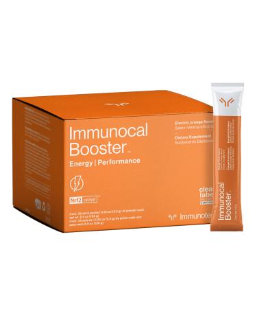 Immunocal Booster Energy Performance Rapid Energy 3 Natural Sources of Caffeine (Coffee Green Tea Guarana) Nrf2 Activator Supports Focus + Alertness | Gluten Free Sugar Free | 30 Servings