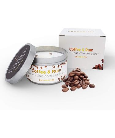 Chandelita Coffee Aroma Candle - Enhance Focus & Well-Being with Light Rum Scent - International Shipping - Buy Online on GoSupps.com