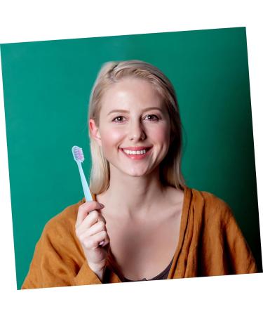 Buy Solustre 10 Soft Ergonomic Toothbrushes with Dental Floss | Collapsible Travel & Daily Use | International Shipping Available - Buy Online on GoSupps.com