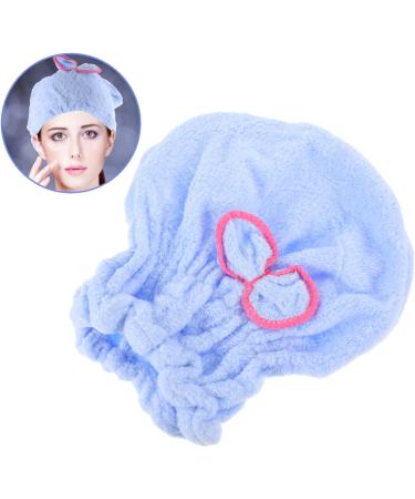 MAGICLULU 2pcs Elastic Shower Hair Ties Towel Shower Cap for Women Hair Drying Cap Shower Cap Hair Ties for Women Hair Bathing Cap Shower Cap for Hair Towel Take a Bath Child Dark Bluex2pcs mediumx2pcs - Buy Online on GoSupps.com