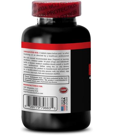 Buy VIP Supplements BCAA 3000 MG Workout Pills - Branched Chain Amino Acids for Men & Women - 120 Tablets - Enhance Performance & Recovery - Buy Online on GoSupps.com