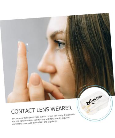 Gleavi 2 STK Portable Contact Lens Applicator | Travel Tool for Colored Lenses | Eye Contact Case & Remover | Food Grade Polypropylene | 6x3.5x2.5cm - Buy Online on GoSupps.com