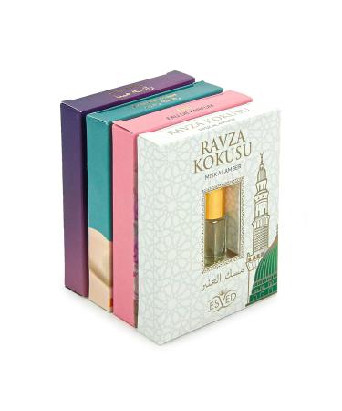ihvan online Personal Fragrance Prayer Rug Fragrance Islamic Perfume Oil Rollerball for Men & Women Alcohol Free Sacred Scents for Worship Pack of 4-12 mL / 0.40 Fl Oz Mina Rose Zamzam Ravza Mina - Rose - Zamzam - Ravza 0.1 Fl Oz (Pack of 4) - Buy Online on GoSupps.com