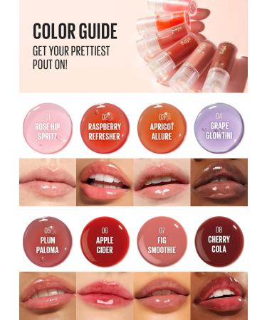 Kaja Juicy Glass Lip Plumping Oil 08 Cherry Cola + Dewy Bar - Creamy Multi-Stick Blusher & Lip Balm 02 Strawberry Sorbet 10g + 3-in-1 Blendable Sculpting Trio - Play Bento 01 Butter Up Bundle - Buy Online on GoSupps.com