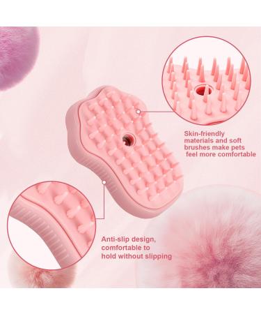 Steamy Cat Brush - 3 in 1 Shedding, Bath, & Massage Grooming Tool | Steamy Dog Brush for Cats | Pet Supplies - Buy Online on GoSupps.com