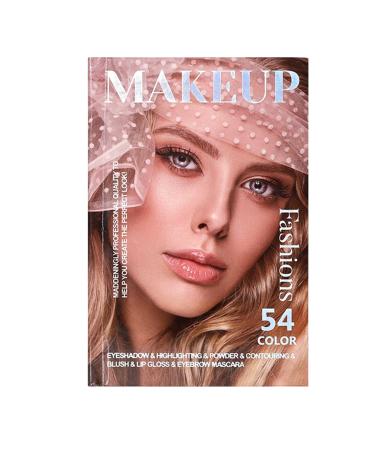 Palette De Maquillage Livre | Tenue Longue Dur e et Pigmentation Intense Palette Maquillage Pliable Style Livre - Pour Filles Adultes D butants Maison Quotidien D placements Rendez-vous