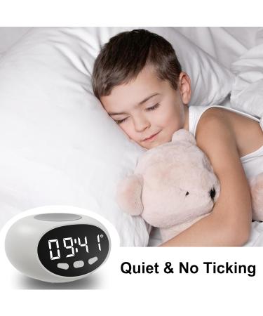 HEROSS Talking Alarm Clock - Extra Loud for Kids & Seniors | Easy-to-Use Clock for Hearing & Visually Impaired | White/Opulent Garden - Buy Online on GoSupps.com