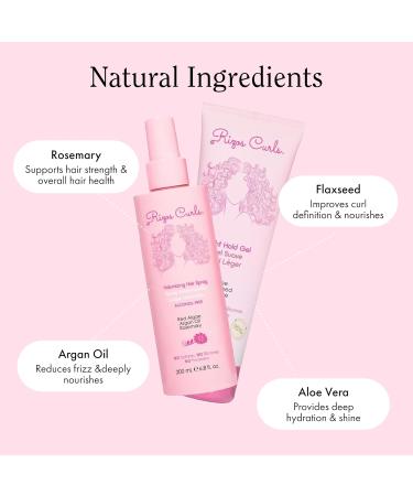 Rizos Curls Volumizing Hairspray & Light Hold Gel Bundle - Buy Online on GoSupps.com