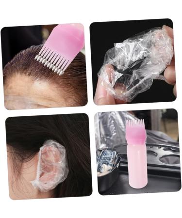MAGICLULU 1 Set Washbasin Hair Dye Accessories Ear Cover for Hair Dye Hair Coloring Kit DIY Hair Dye Tools Hair Oil Applicator Hair Applicator Tool Clear Gloves Portable Pink Plastic 6.9x4.8cm Pink - Buy Online on GoSupps.com