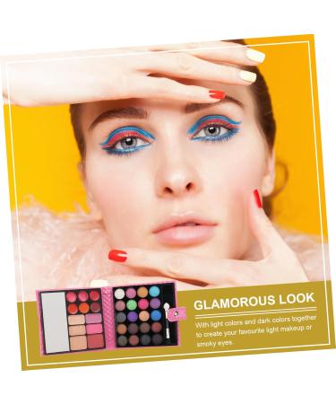 POPETPOP 1pcs 32 Eyeshadow Pallet Makeup Palette Eyeshadow Matt Eyeshadow Powder Eye Shadow Shell Pearlescent 1 count (Pack of 1) Pink - Buy Online on GoSupps.com