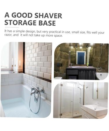Beavorty 4-Piece Razor Stand Socket Holder Set | Shaving Brush & Towel Storage Solution Ideal for International Shipping - Buy Online on GoSupps.com