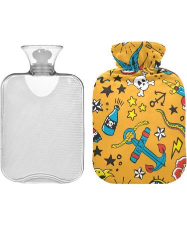 Shop Naanle Cute Swallow-Dead Head Heat Bottle | 2L Transparent Hot Water Bottle for Pain Relief & Cold Therapy - Ideal for Hands & Feet - Buy Online on GoSupps.com