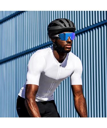 RacyRam Polarized Sunglasses | UV400 Protection | Sport Glasses for Baseball, Cycling, Running, Softball | Blue - Buy Online on GoSupps.com