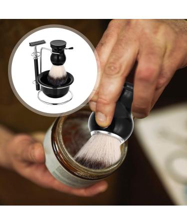 4-Piece Beard Care Set: Traditional Razor Soaps Brush & Bowl - Perfect Gift for Men - Buy Online on GoSupps.com