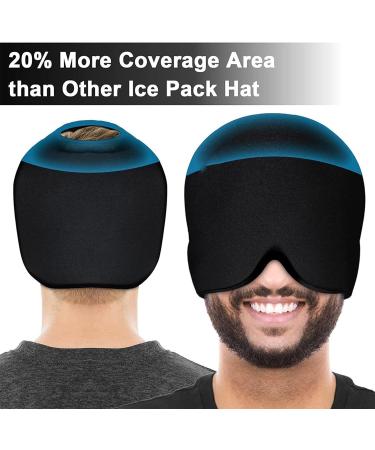 Migraine s Relief - Cold Gel Head Ice Pack Headache Hat Headache Relief Hat Migraine Cold Compress for Eyes Tension Sinus & Stress Relief Gifts Work from Home Essential Wobblo - Buy Online on GoSupps.com