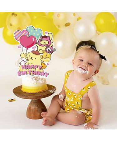 37Pcs Pompompurin Cake Toppers Cupcake Toppers Pompompurin Cake Decorations Cartoon Dog Birthday Party Supplies Decorations - Buy Online on GoSupps.com