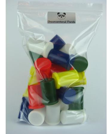 Unconventional Panda Colorful Film Canisters 25 Sturdy Plastic Containers for Geocaching & Small Parts - International Shipping Available - Buy Online on GoSupps.com