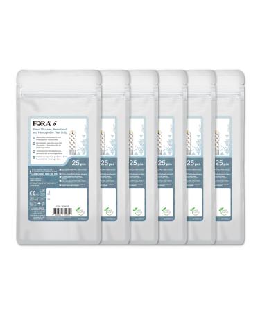 FORA 6 blood glucose hematocrit and hemoglobin test strips (3-in-1: BG HCT HB) / 150 pieces