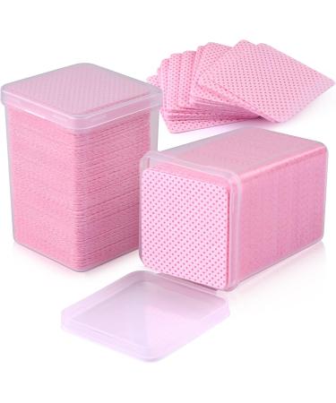 200 Lint-Free Cotton Pads for Nail Art - Premium Nail Cleaning Towels & Gel Polish Remover - Buy Online on GoSupps.com