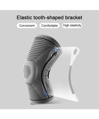 2PCS Ultra Elite Knee Brace Compression Sleeve with Side Stabilizers - Size Large - Buy Online on GoSupps.com