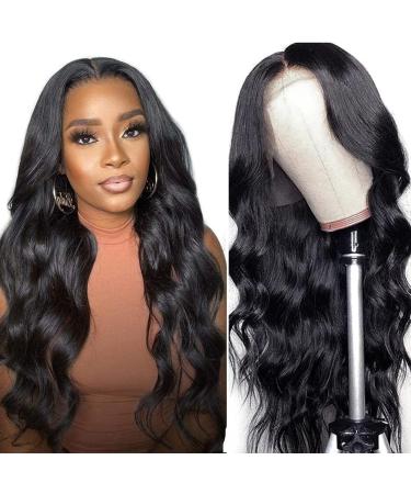 Wigs Long Body Wavy Pre Plucked Wig Heat Resistant Synthetic Hair Wigs for Black Women Daily 22-22.5 Inch