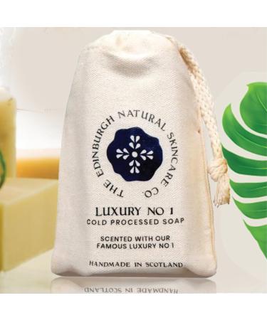 Luxury No.1 Cold Processed Soap | Luxury Soap Bar | Moisturising & Nourishing | 100% Natural Ingredients | Eco-Friendly | Hand Face and Feet Care | Edinburgh Skincare Company
