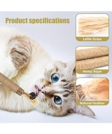 6 Pcs Chew Sticks Cat Toys Cat Teeth Nip Cleaning Chewy Catnip Toys Teeth Grinding Chew toys Natural Kitten Teething Toys Cat Dental Sticks for Indoor Cats Kitty Teeth Cleaning and Stress Release - Buy Online on GoSupps.com