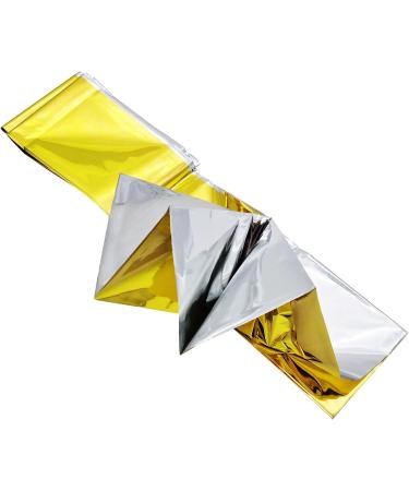 Tiga-Med Rescue Blanket Set of 100 | Gold/Silver First Aid Foil 210x160cm | International Shipping - Buy Online on GoSupps.com