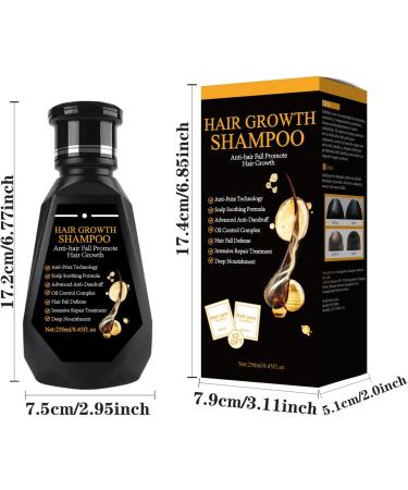 Hair Growth Shampoo250ml Hair Growth Shampoo for Men Natural Conditioner for Strengthening Volume Deep Cleansing Volume Boost - Buy Online on GoSupps.com