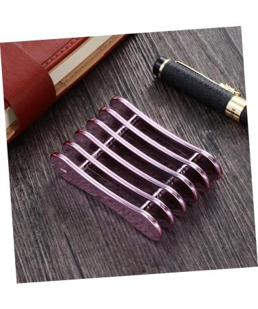 minkissy 5 Eyebrow Pen Display Stand Nail Brush Display Stand Uv Glue Pen Holder Painting Pen Holder Nail Pen Stand Nail Display Stand Holder for Nail Brush Makeup Brush Purple Vertical - Buy Online on GoSupps.com