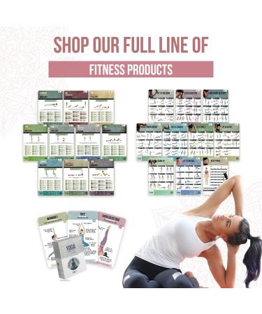 merka Yoga Pose Cards (50 Deck) - Yoga Accessories for All Levels - Men, Women, Children - Flash Cards of Poses and Asanas - Buy Online on GoSupps.com