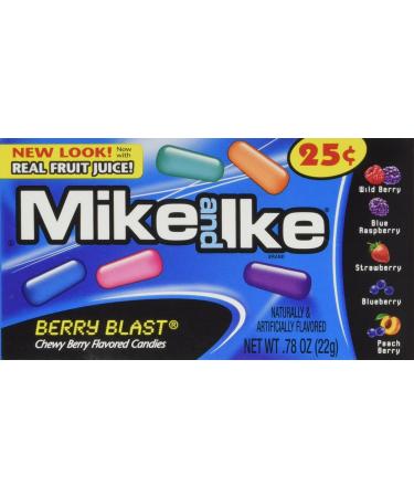 Mike and Ike Berry Blast (1 Box of 24 - .78oz Individual Packs)