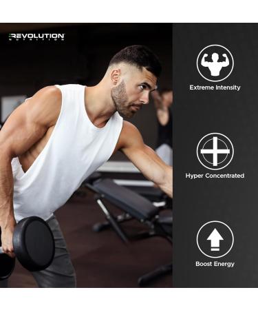 Revolution Nutrition TNT Pre-Workout Powder Pumps & Strength Extreme Intensity Hyper Concentrate Citrulline Malate 2:1 Beta Alanine Agmatine Sulfate Caffeine For Men & Women 255g 30 Servings (Blue Sharks 0.56 Pound) - Buy Online on GoSupps.com