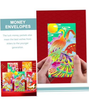 ABOOFAN 36 Pcs New Year Red Envelope Envelope Wedding Lucky Packet New Year Red Packet Lucky Money Envelopes Red Envelope for Gift New Year Money Bag Paper Cartoon Currency - Buy Online on GoSupps.com