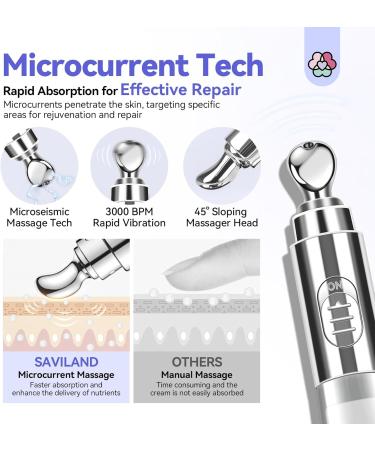 SAVILAND Cuticle Cream Microcurrent Tech: Repair Damaged Aging Nails 10 Natural Ingredients Vitamin E Plant Based Strengthener Ultra Rapid Absorption Nail Growth Treatment Pro-Salon Manicure Care - Buy Online on GoSupps.com