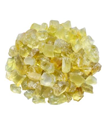 Natural Crystal Rough Natural Crystal Rough 1LB Yellow Crystal Quartz Raw Rough Stones for Tumbles Cabbing Wire Packaging Reiki Wicca