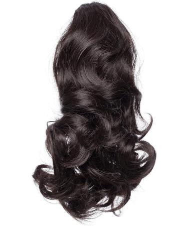 Dark Brown Claw Clip Ponytail Hair Extension - 12 Inches - Buy Online on GoSupps.com